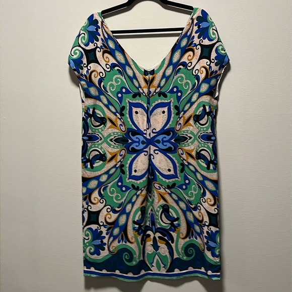 MAEVE Anthropologie Folksong Shift Dress Bird Print Boho, Size M - Picture 6 of 11